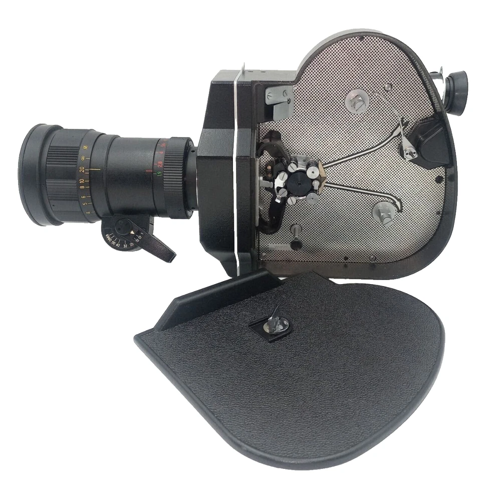 Cámara de película Krasnogorsk-3 16 mm Meteor-5-1 M42 lente soviética vintage probada con caja Foto 4 de 4