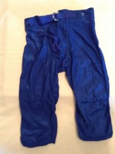Youth small Alleson football pants blue practice athletic sports boys New
