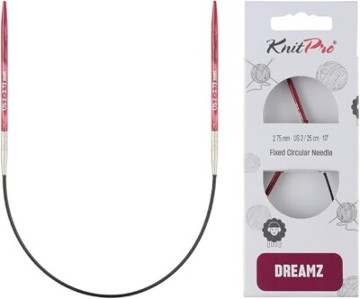 Knitter's Pride / KnitPro  Fixed Circular Knitting Needles 9''/10'' Size 0 - 8