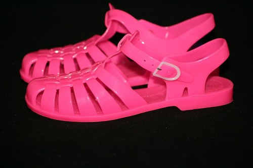 Pink Jelly Sandals / Beach Shoes Fiore Papaya by Matalan Size 6 UK | eBay