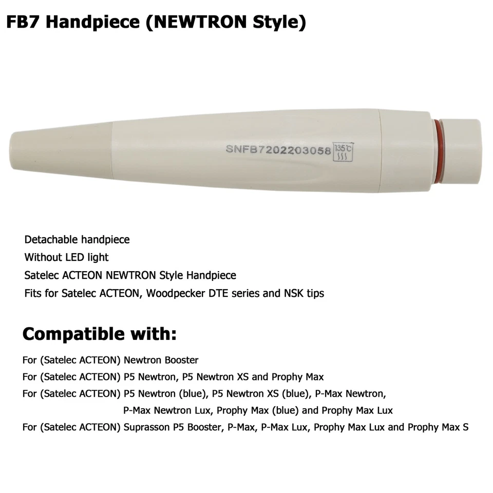 Escalador ultrasónico piezoeléctrico dental Satelec ACTEON pieza de mano Suprasson P5 Booster Foto 2 de 4