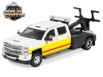 CHEVOLET Silverado HD 3500 Dually Wrecker - 2017 - SHELL - Greenlight 1:64