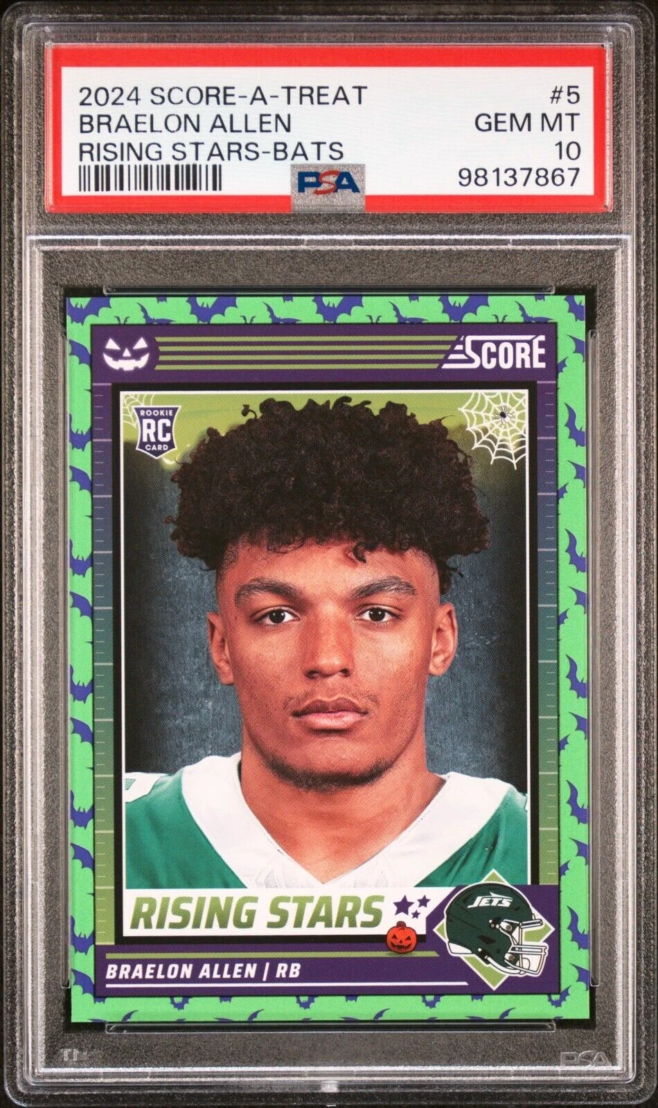 Braelon Allen Panini Score-A-Treat Rising Stars #5 Bats