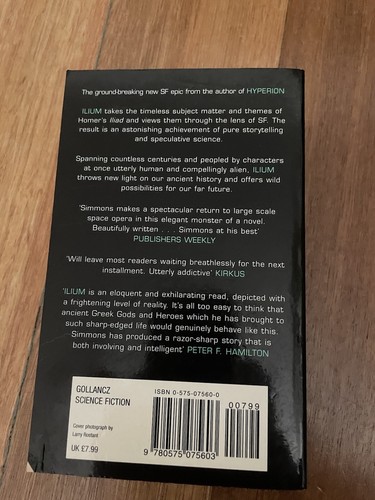 Dan Simmons - Ilium - Picture 2 of 2