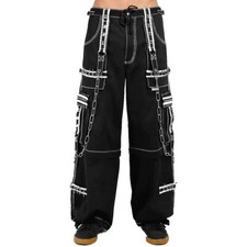 Gothic Jeans Apocalyptic Punk Emo Pants/USA Crazy Piper Goth Cyber Pants