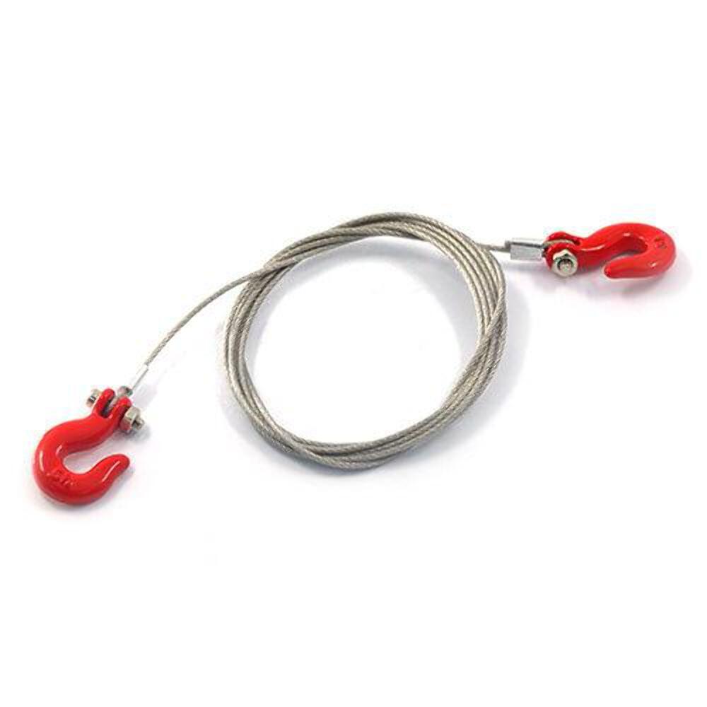 New Yeah Racing w/Hook 1/10 RC Rock Crawler Accessories Steel Wire Rope YA-0373