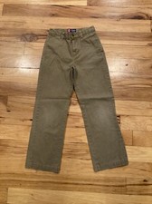 CHAPS Brown Casual Dress Classic Chino Pants Youth Boys Tag Size 7 Fits 20 x 21
