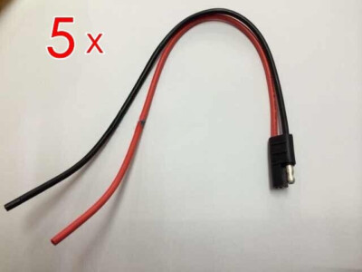 5PCS Power Supply Cable Short For Motorola GM300 GM950E SM50 M120 SM120 GM950I