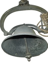 Hanging Cast Aluminum 9inch Dinner Bell