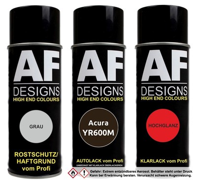 Spraydose für Acura YR600M Kona Coffee Metallic Autolack Klarlack Grundierung