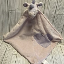 Angel Dear Unicorn Pink Purple Heart Lovey Security Blanket Plush Soft Baby D