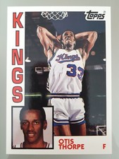 1992-93 Topps Archives 1984 Otis Thorpe Rookie #58 Sacramento Kings NBA Lesen!