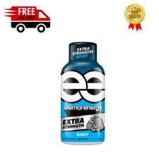 Eternal Energy Shot, Extra Strength, Berry 1.93 oz, 12 Count