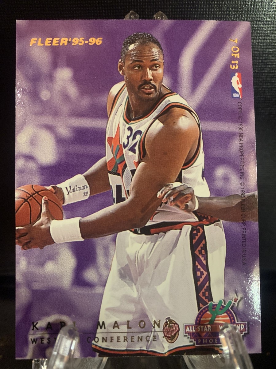 1995-96 Fleer All-Stars Utah Jazz Basketball Card #7 Tyrone Hill
