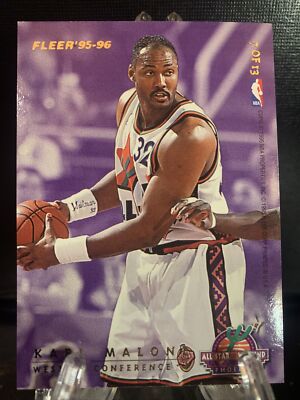 1995-96 Fleer All-Stars Utah Jazz Basketball Card #7 Tyrone Hill