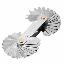 Foldable Radius Gage Gauge Fillet Standard R 1mm-7mm Blades Handy Measuring Tool