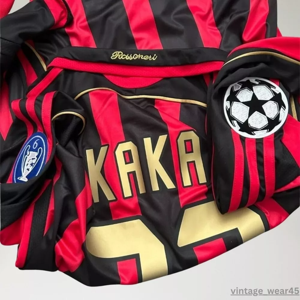 KAKA' #22 AC Milan Jersey 2006/2007 Long Sleeve Retro Vintage