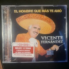 El Hombre Que Mas Te Amo CD DVD Vicente Fernandez NEW SEALED