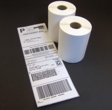 4 Rolls 4x6 Direct Thermal Shipping Labels - 250/roll - Zebra 2844 ZP450 Eltron