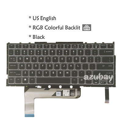US Keyboard For HP Omen Transcend 14-fb 14-fb0000 14t-fb 14t-fb000, RGB Backlit