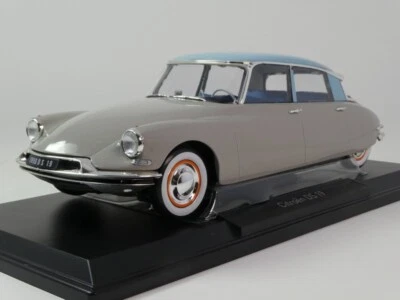 Norev Citroën DS 19 Rose Grise Et Turquoise 1956 1/18 181763 - Photo 1/3