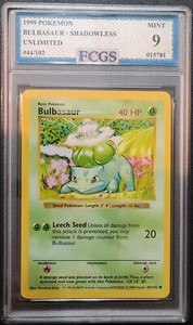 1st Edition Shadowless Bulbasaur | eBay