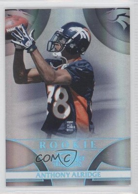 2008 Donruss Threads Platinum Century Proof 9/25 Anthony Alridge Rookie RC 0a1