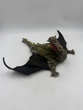 FOLKMANIS Hand Puppet Dragon Plush Toy Green Brown Flying Dragon 14  