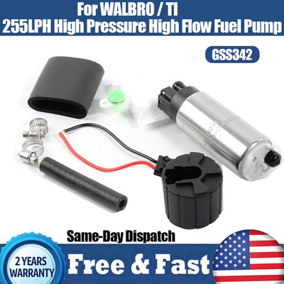 #ad For WALBRO GSS342 255LPH High Pressure High Flow Fuel Pump With Install Kit US $9.98
