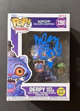 Kpop Demon Hunters signed Funko Pop Derpy Creators Maggie Kang Chris Appelhans