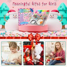 Girls Toys Bracelet Making Kit -3400pcs Charm Jewelry Making Kit Supplies, Ea...