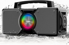 Speakers Bluetooth Wireless,160W Max Loud Bass Outdoor Speaker, IPX7 Waterproof