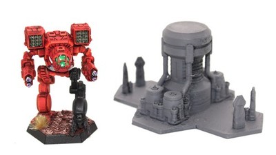 Battletech Terrain Power Generator  - 3D Printed