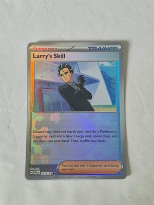 Larry's Skill 115/131 Poke Ball Pattern SV: Prismatic Evolutions Pokemon Holo NM