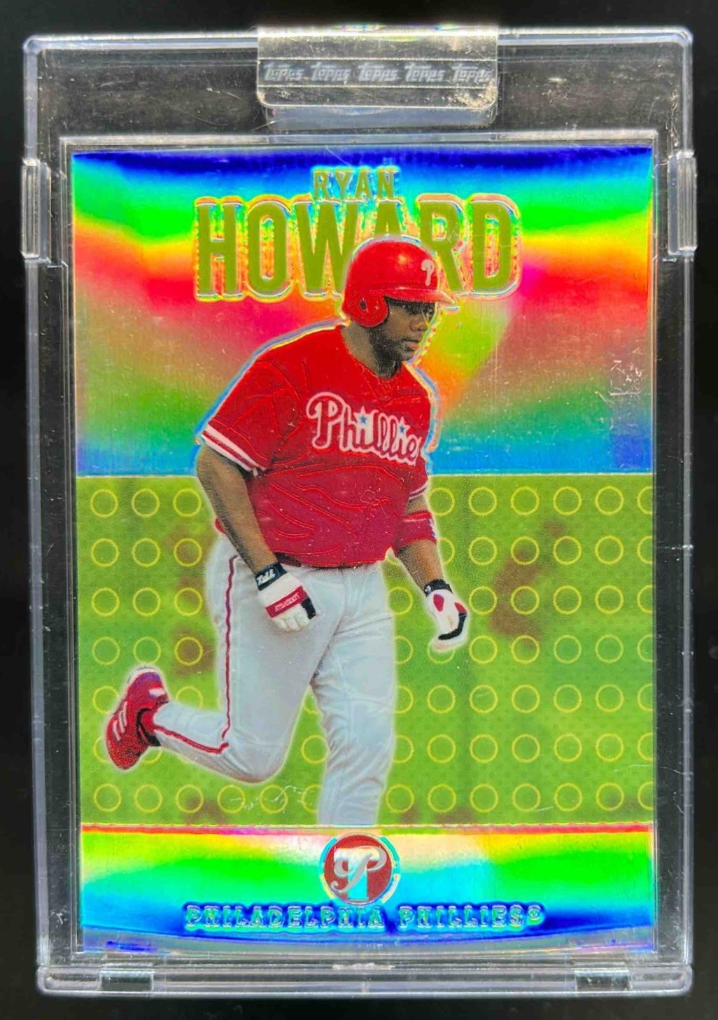 2003 Topps Pristine Ryan Howard Refractor Rookie RC #83/1599 Phillies