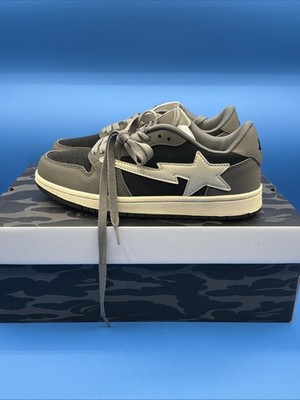 Indigo Studios Phantom Gray Bapesta shoes Travis Scott Inspired Custom Size 5.5