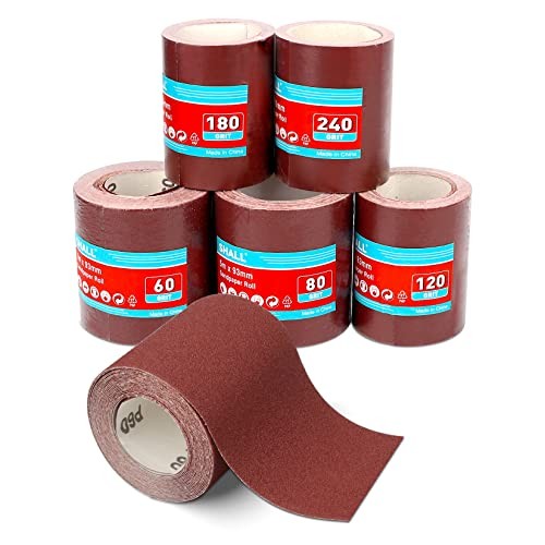 Papier de verre SHALL à grain abrasif résistant pour ponçage de précision