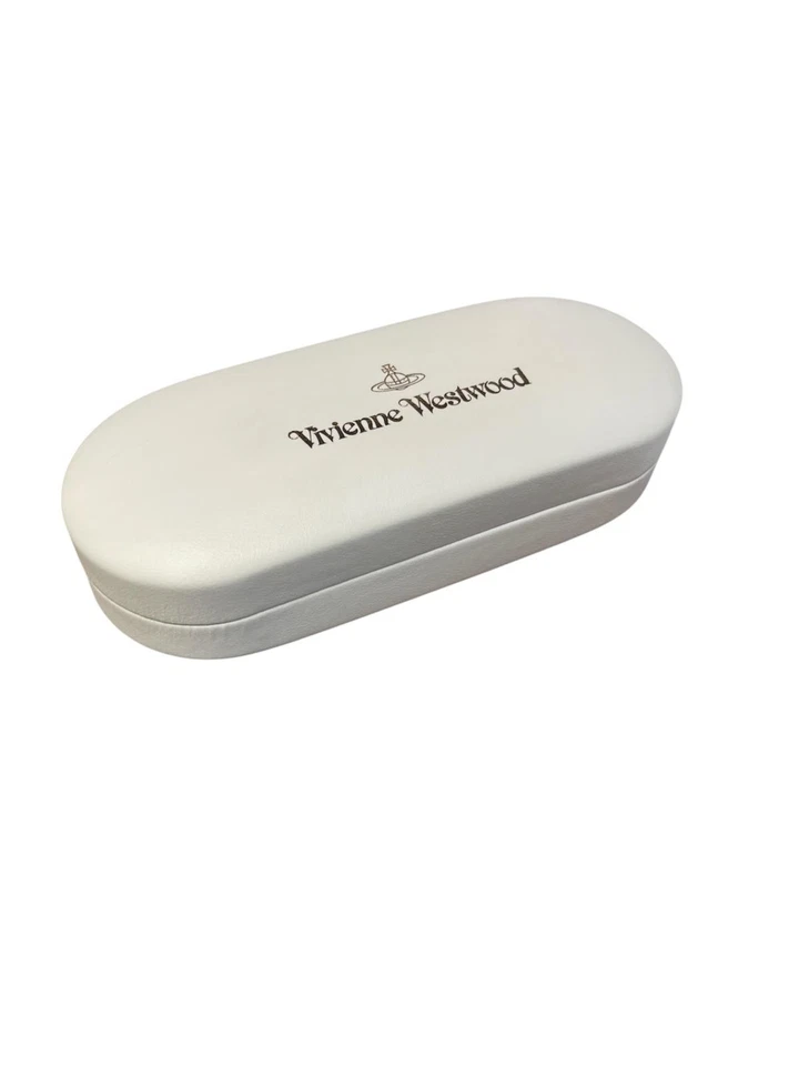 Original Vivienne Westwood White Hard Eyeglass/Sunglass Case Stylish & Authentic - Image 4 of 4
