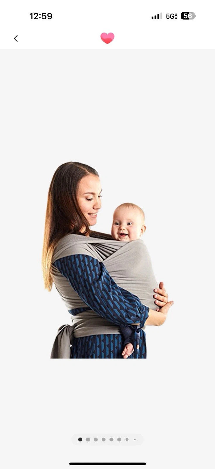 Boba Wrap Gray- Serenity Grey ￼