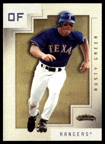 2001 Fleer Showcase Rusty Greer Texas Rangers #90 | eBay