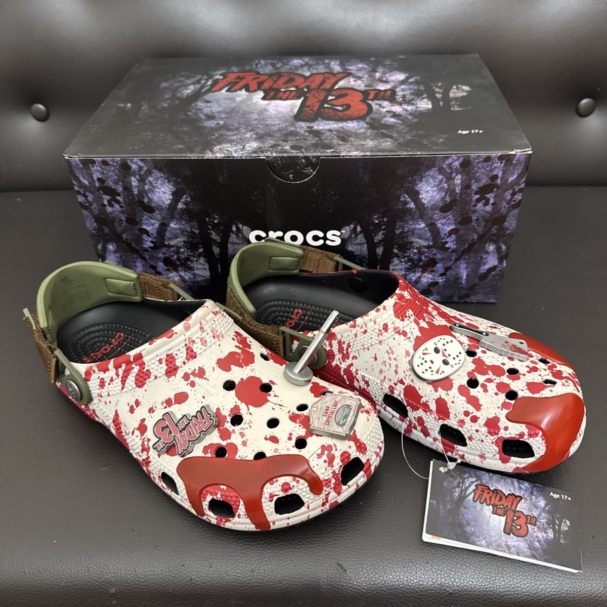Crocs Friday the 13th Jason Vorhees Halloween Classic Clog 