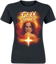Ozzy Osbourne T-Shirt Damen God Bless schwarz