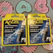 8 Pack Nos Accel 566 Copper Core Resistor Spark Plugs 8 Pack Nos Accel 566 Copper Core Resistor Spark Plugs