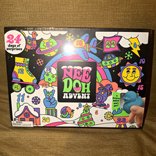 100 Authentic Schylling Nee Doh Advent Calendar / Brand New/ Sealed