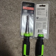 Craftsman HI-VIS 6-Piece Multi-Bit Screwdriver Tool Set CMHT68000NGZ (Lot of 2)