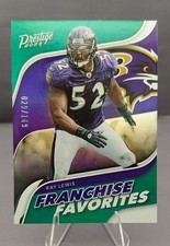 2023 Panini Prestige - Franchise Favorites Ray Lewis #FF-4 Xtra Points Green...