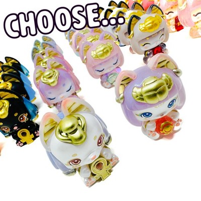 Aaru Sweet Idol Bean Blind Box Trading Figure Confirmed Egyptian Cat Dog  