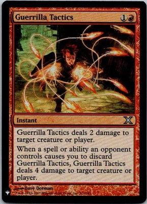 Guerrilla Tactics The List Reprints NM Foil