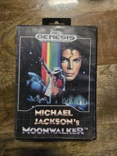 Michael Jackson's Moonwalker Sega Genesis - Box and Game