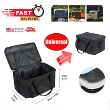 Carrying Travel Case Portable Power Station Storage Bag Universal 11.8x8.6x6.7"